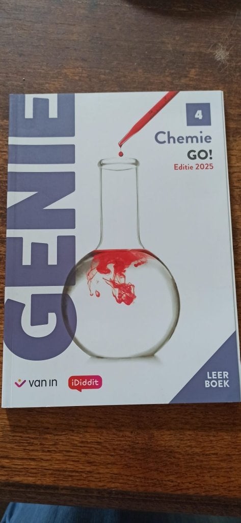 GENIE Chemie GO! 4 - leerboek (incl. licentie) (editie 2025), Ophalen of Verzenden, Nieuw, Overige vakken