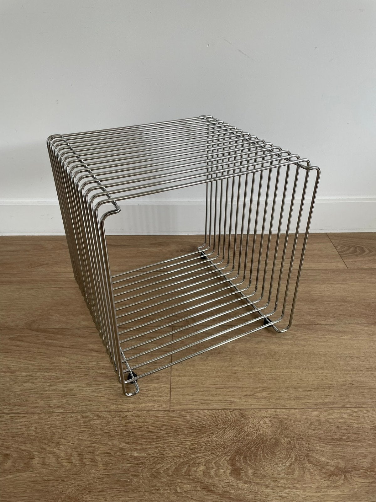 Verner Panton Wire eenpersoons Montana bijzettafel, Ophalen, Minder dan 55 cm, Metaal of Aluminium, Vierkant
