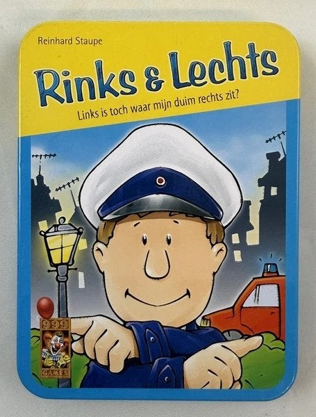 Amigo Rinks & Lechts educatief kaartspel 2-6 spelers, Meerkleurig, Verzenden, Overige typen, Overige materialen