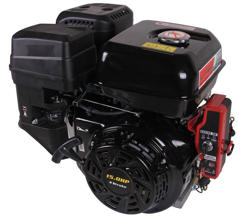Benzinemotor E-start 13pk asmaat 25mm, Envoi