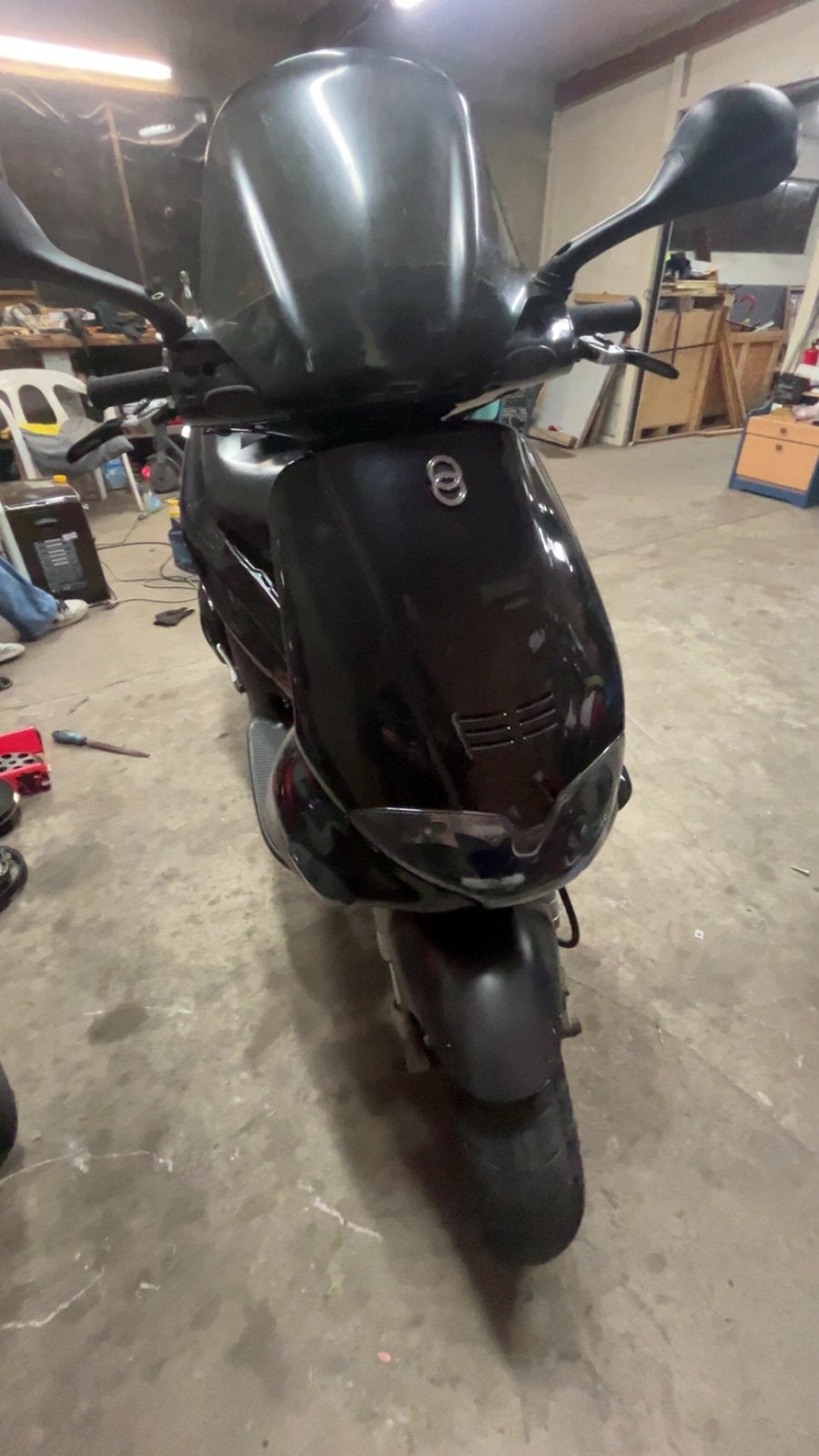 Gilera runner klasse B, Ophalen, Zo goed als nieuw