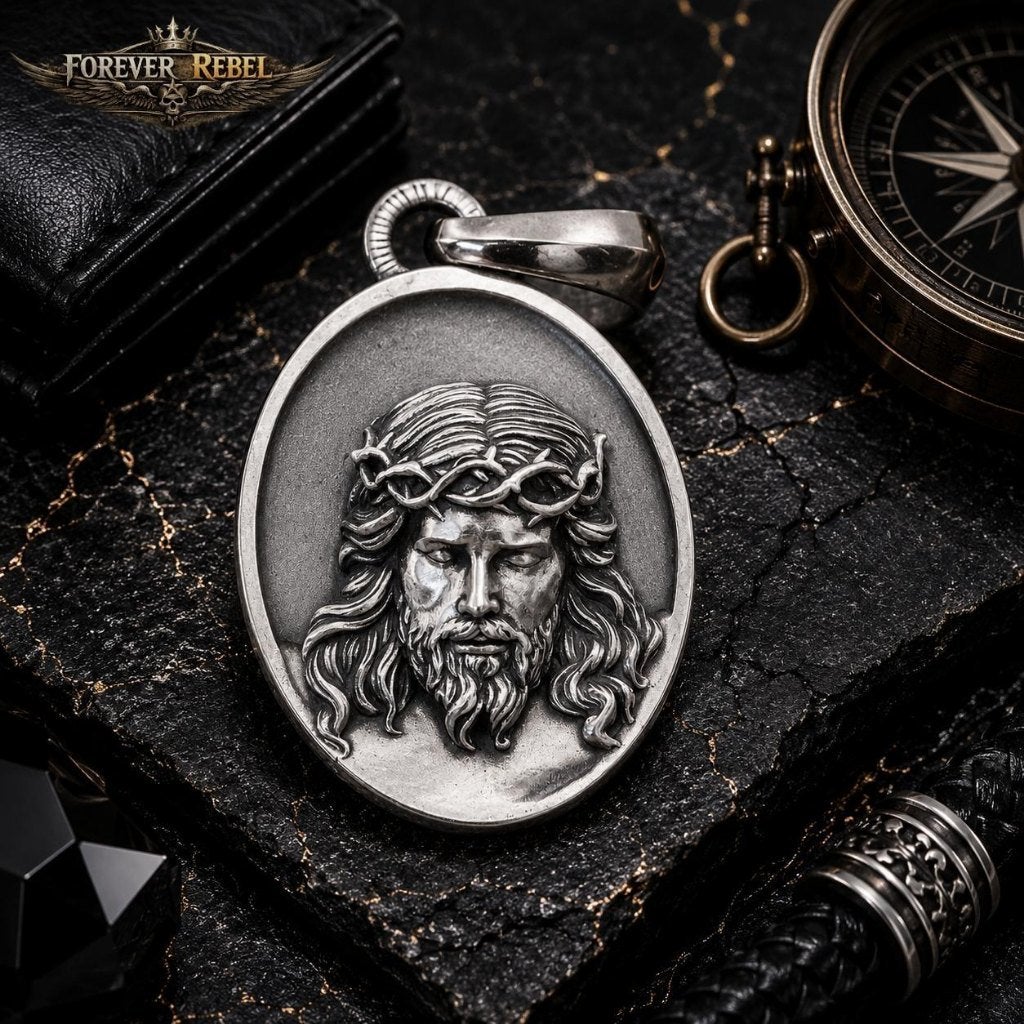 Christus Thorn Hanger - 925 Zilver, Handtassen en Accessoires, Kettinghangers, Verzenden, Nieuw, Kruis of Symbool, Zilver