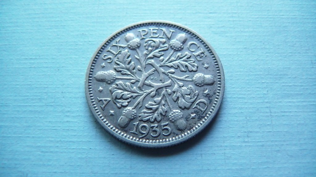 angleterre 6 pences 1935, Enlèvement