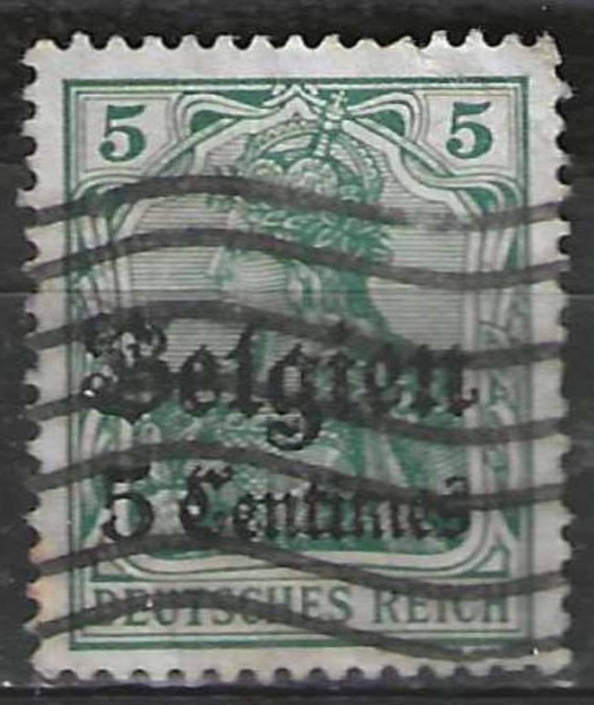 Belgique Occupation allemande 1914 - Yvert/OBP 2- Cent (ST), Timbres & Monnaies, Timbres | Europe | Belgique, Envoi, Affranchi