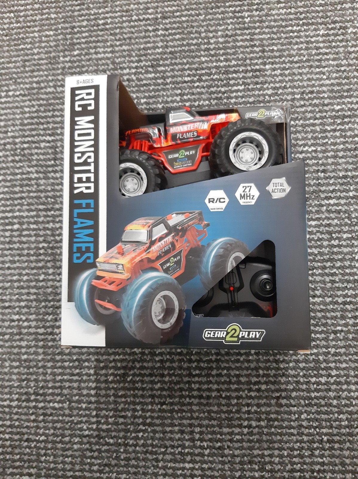 RC monster flames Gear2Play op afstand best uurbare auto, Hobby en Vrije tijd, Ophalen, Nieuw, Auto