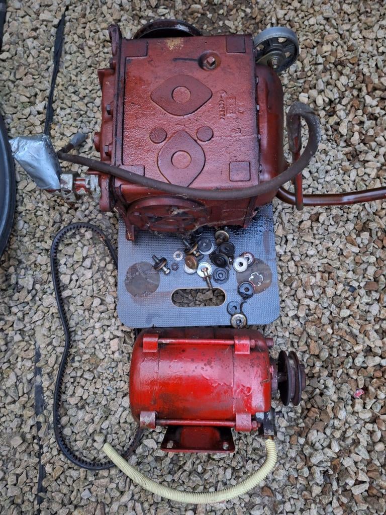 Motor en pomp Tokheim benzinepomp, Enlèvement