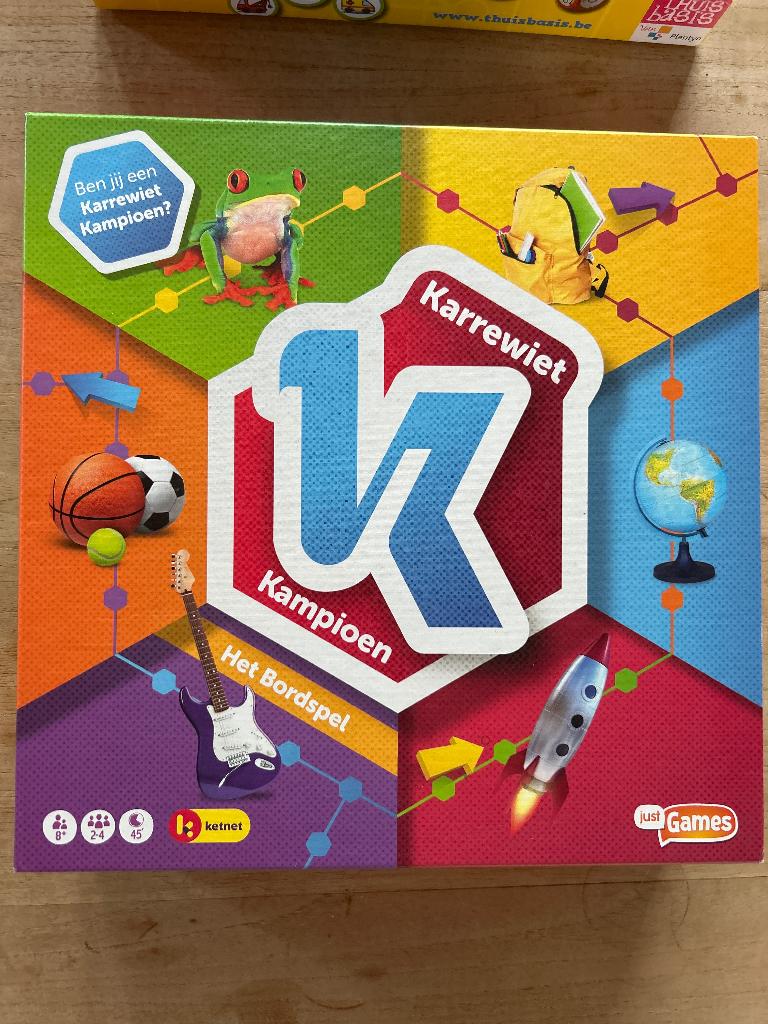 Karrewiet  bordspel, Drie of vier spelers, Ophalen of Verzenden, Zo goed als nieuw, Justgames