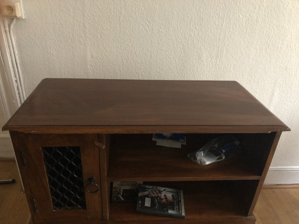 Meuble TV en bois, Enlèvement