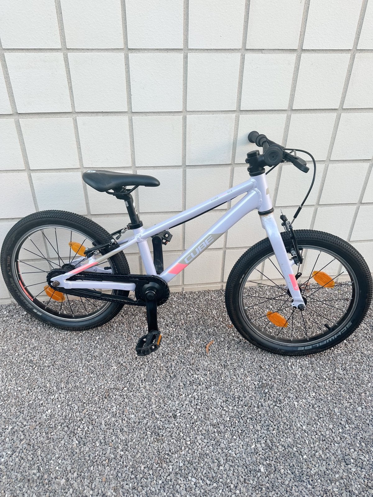 Cube Cubie 180 SLX kinderfiets violet/coral, Frein sur jante, V-brakes, Aluminium, Enlèvement