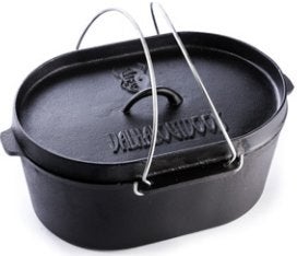 Dutch Oven 9L Ovaal Valhal Outdoor Gietijzer AANBIEDING!, Ophalen of Verzenden, Nieuw