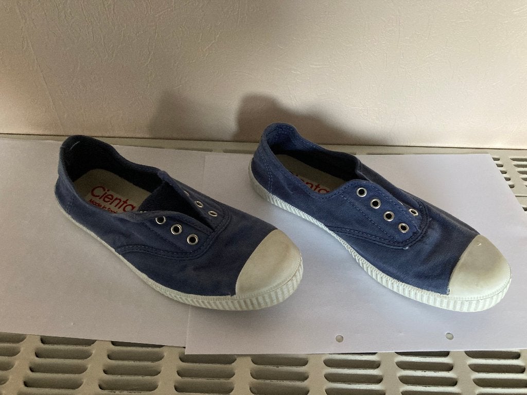 Blauwe schoenen, Cienta, maat 36 weinig gedragen, CIENTA, Schoenen, Ophalen of Verzenden, Zo goed als nieuw