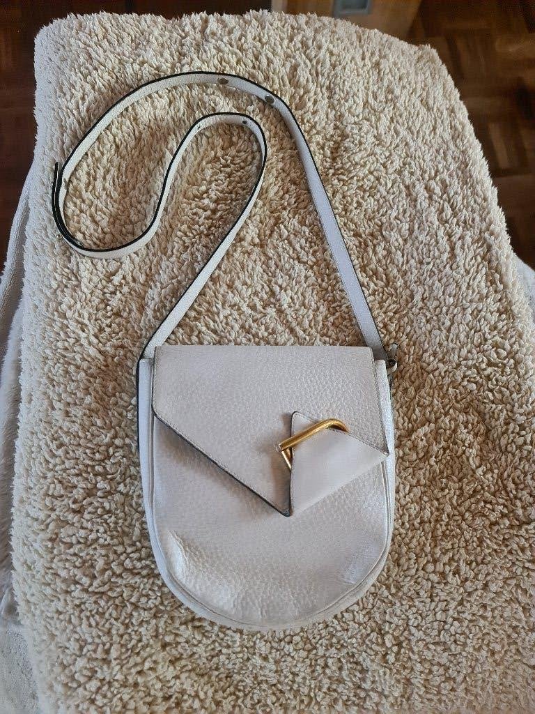 Sac à bandoulière Delvaux, Enlèvement ou Envoi, Utilisé, Blanc, Sac à bandoulière