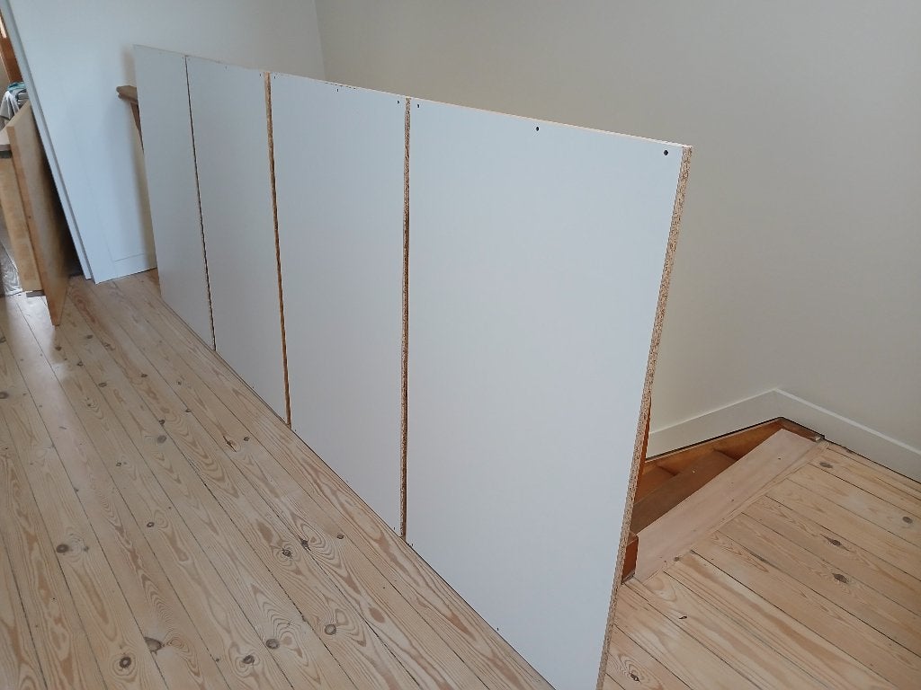 4 Étagères Pax Ikea 100x58 blanc, Enlèvement, Utilisé
