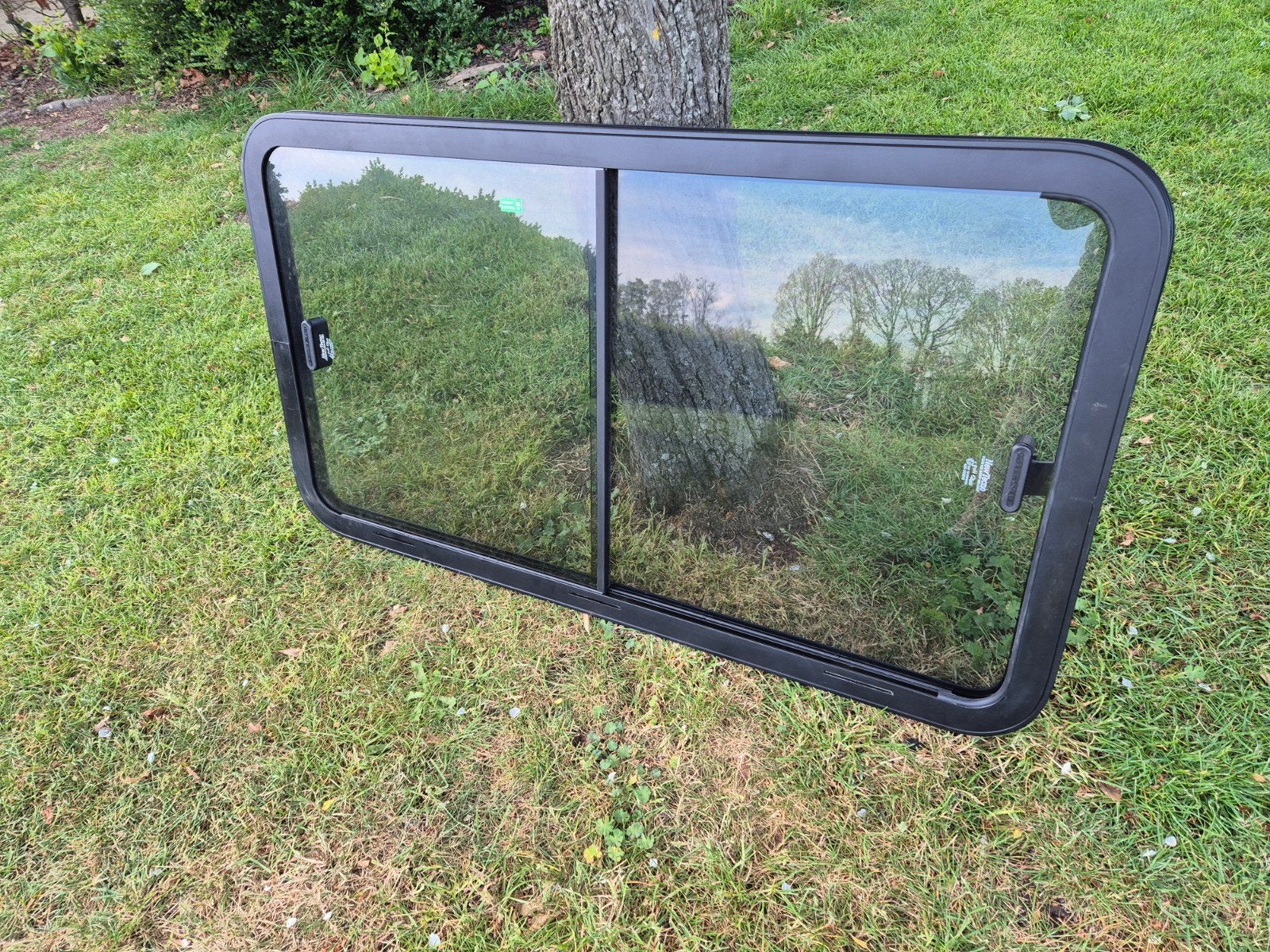 Nieuwe schuifraam voor mobilhome. Koopje!, Enlèvement