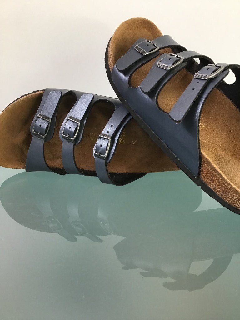 Birkenstock 39 bleu | Tongs Florida | Livraison gratuite, Comme neuf, Bleu, Envoi, Sandales de bain