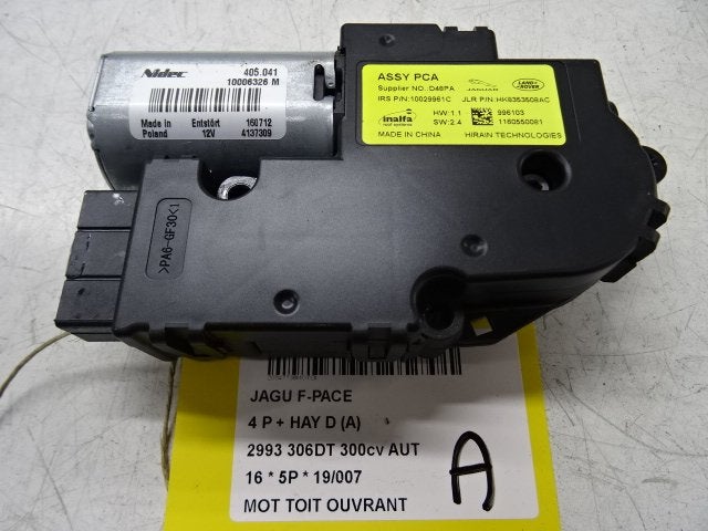 SCHUIFDAK MOTOR Jaguar F-Pace (01-2015/-) (HK8353608AC), Gebruikt, Jaguar