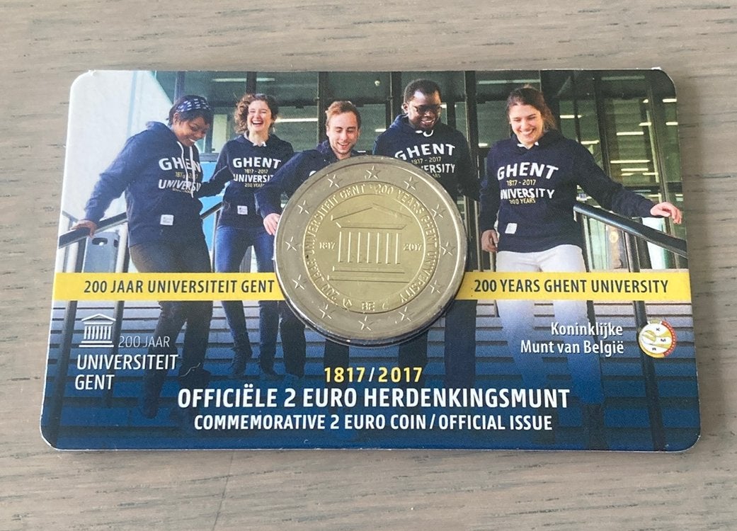 2 euro herdenkingsmunt 200 jaar universiteit Gent, Postzegels en Munten, Ophalen, 2 euro