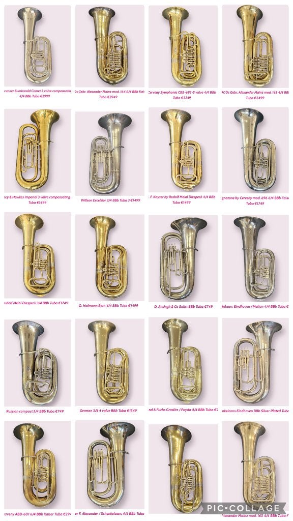 Nous avons plusieurs tubas d'occasion en stock !, Musique & Instruments, Instruments à vent | Tubas, Utilisé, Tuba en si bémol