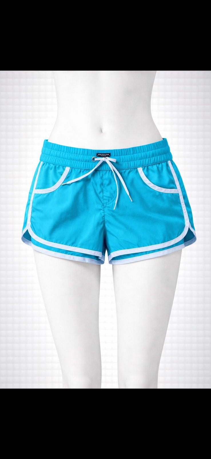 Nieuw Calzedonia korte broek M  blauw/turkooisgroen, Kleding | Dames, Sportkleding, Maat 38/40 (M), Blauw, Overige typen, Ophalen of Verzenden