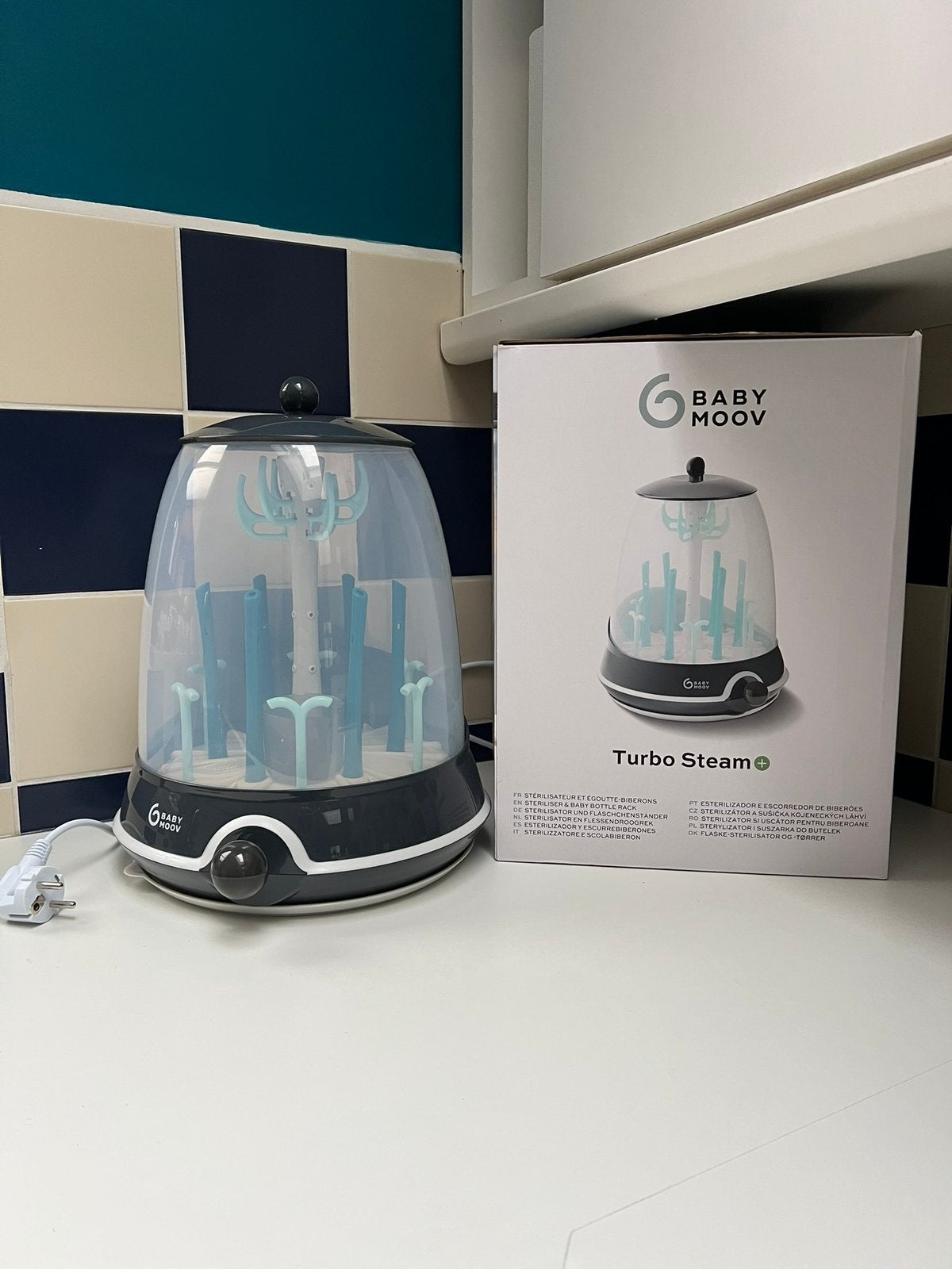 Turbo steam sterilisator van Babymoov, Enlèvement ou Envoi, Comme neuf, Stérilisateur, Babymoov