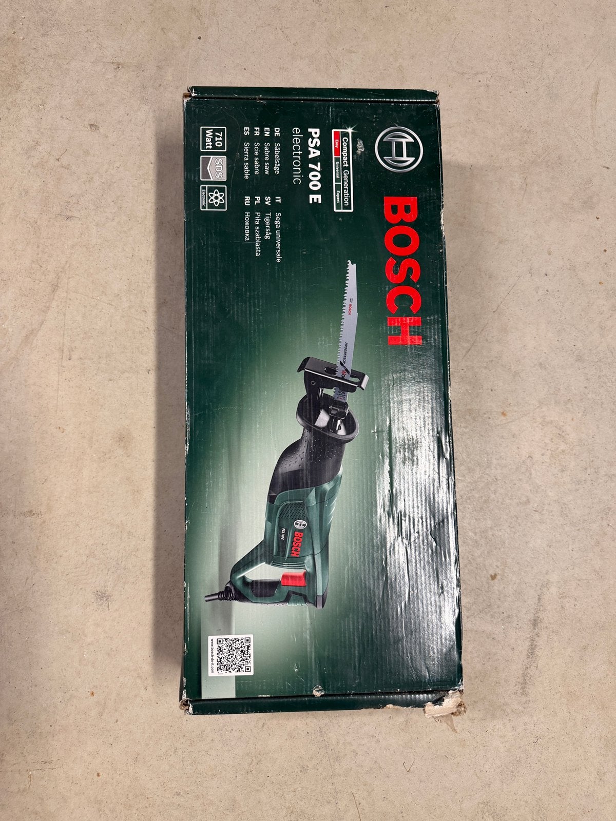 scie sabre électrique Bosch PSA 700 E, Enlèvement ou Envoi, Comme neuf