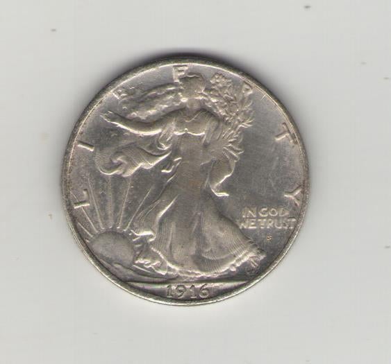 Demi dollar américain de 1916  (DOUBLE FACE), Enlèvement ou Envoi