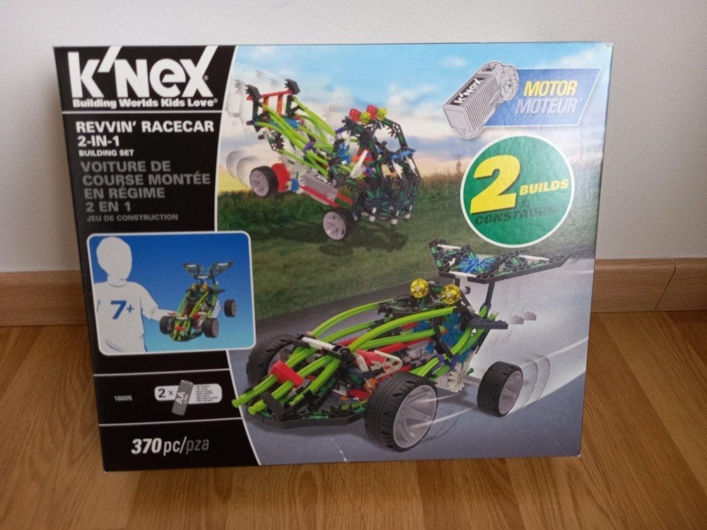 K'nex revvin' racecar 2in1, Ophalen of Verzenden, Zo goed als nieuw, K'nex