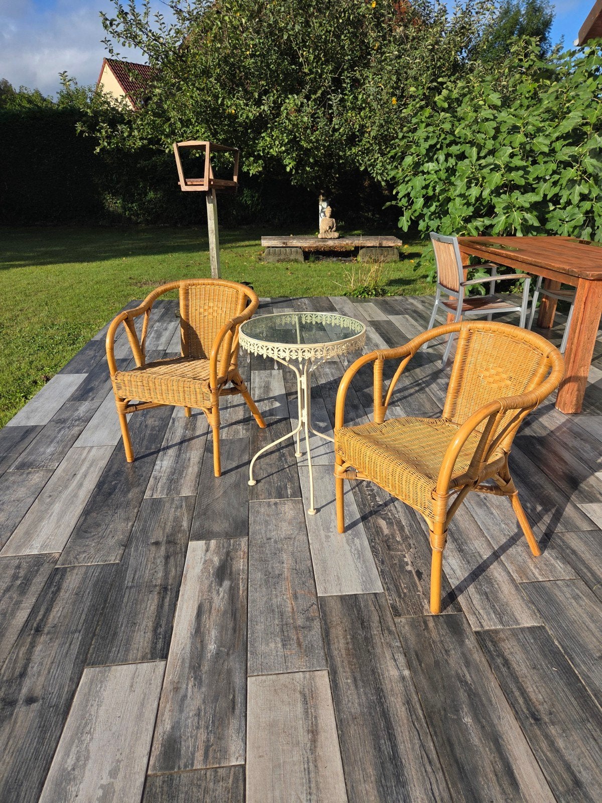 2 prachtige vintage rotan fauteuils. Jaren 60-70, Ophalen