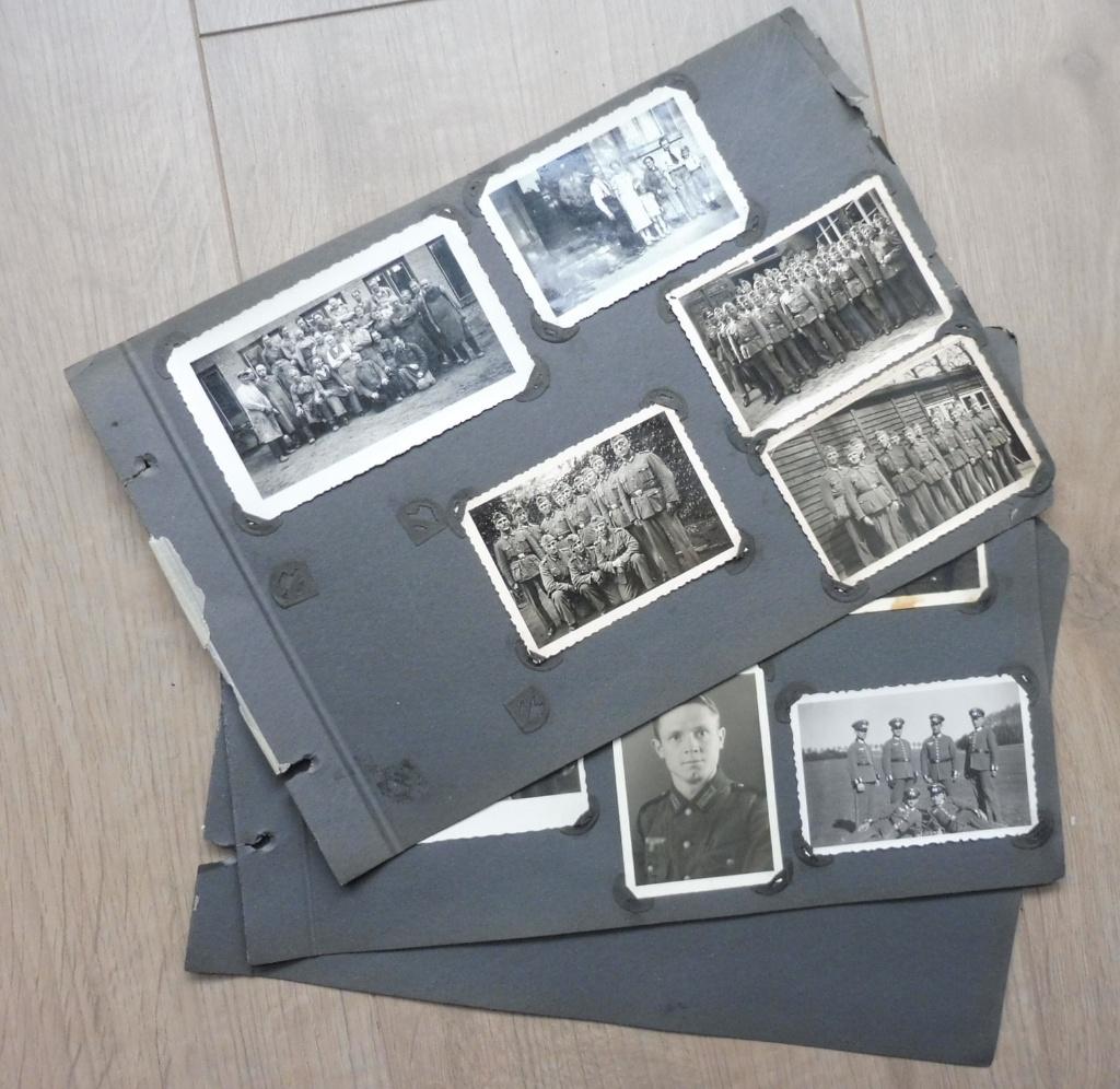 WO2 Wehrmacht Duits fotoalbum (3 pagina's) 10 foto's, Envoi, Armée de terre, Autres types