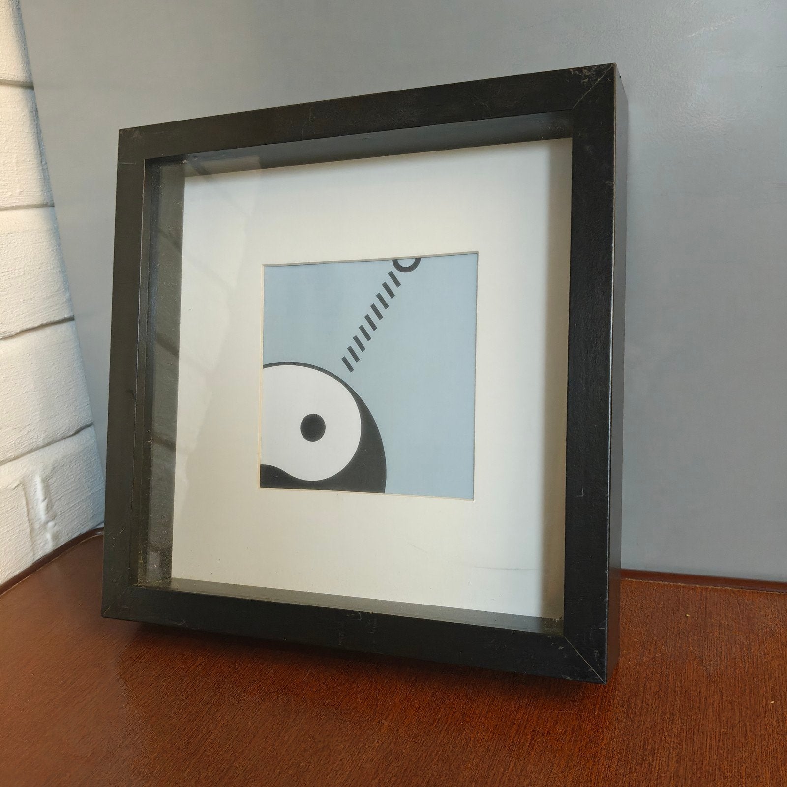 Abstract geometrisch wandobject – Bauhaus / Memphis stijl, Ophalen of Verzenden, Wit
