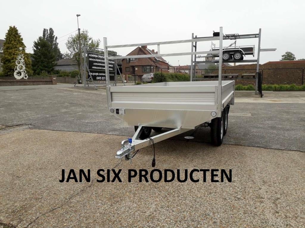 ongeremde remorque plateau 2.58m x1.58 m NIEUW gewicht 240, Ophalen