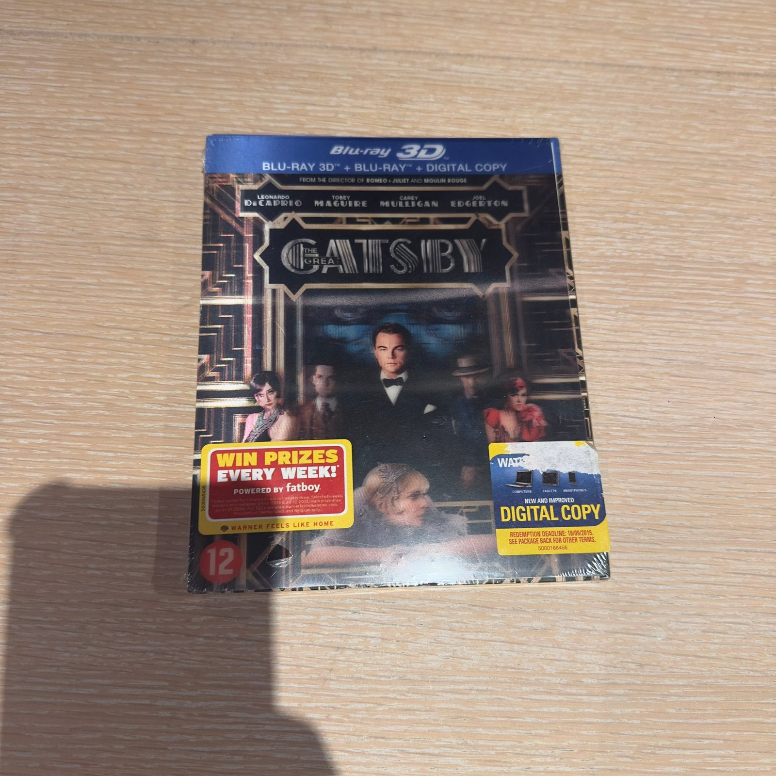 The Great Gatsby Blu-Ray 3D sealed, Ophalen of Verzenden, Zo goed als nieuw, Blu-ray