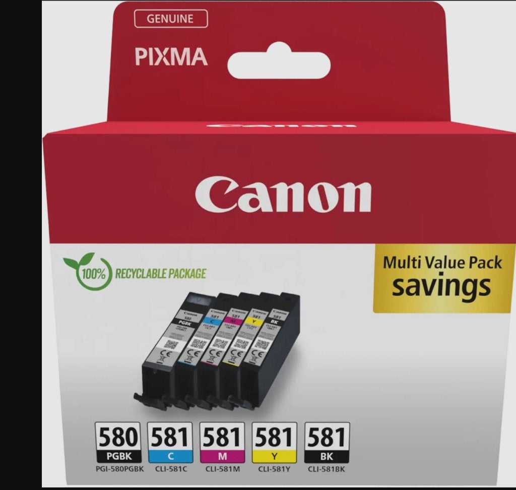 Canon PGI-580 / CLI-581 Inkt Multipack – Nieuw & Ongeopend, Enlèvement, Neuf, Cartridge, Canon