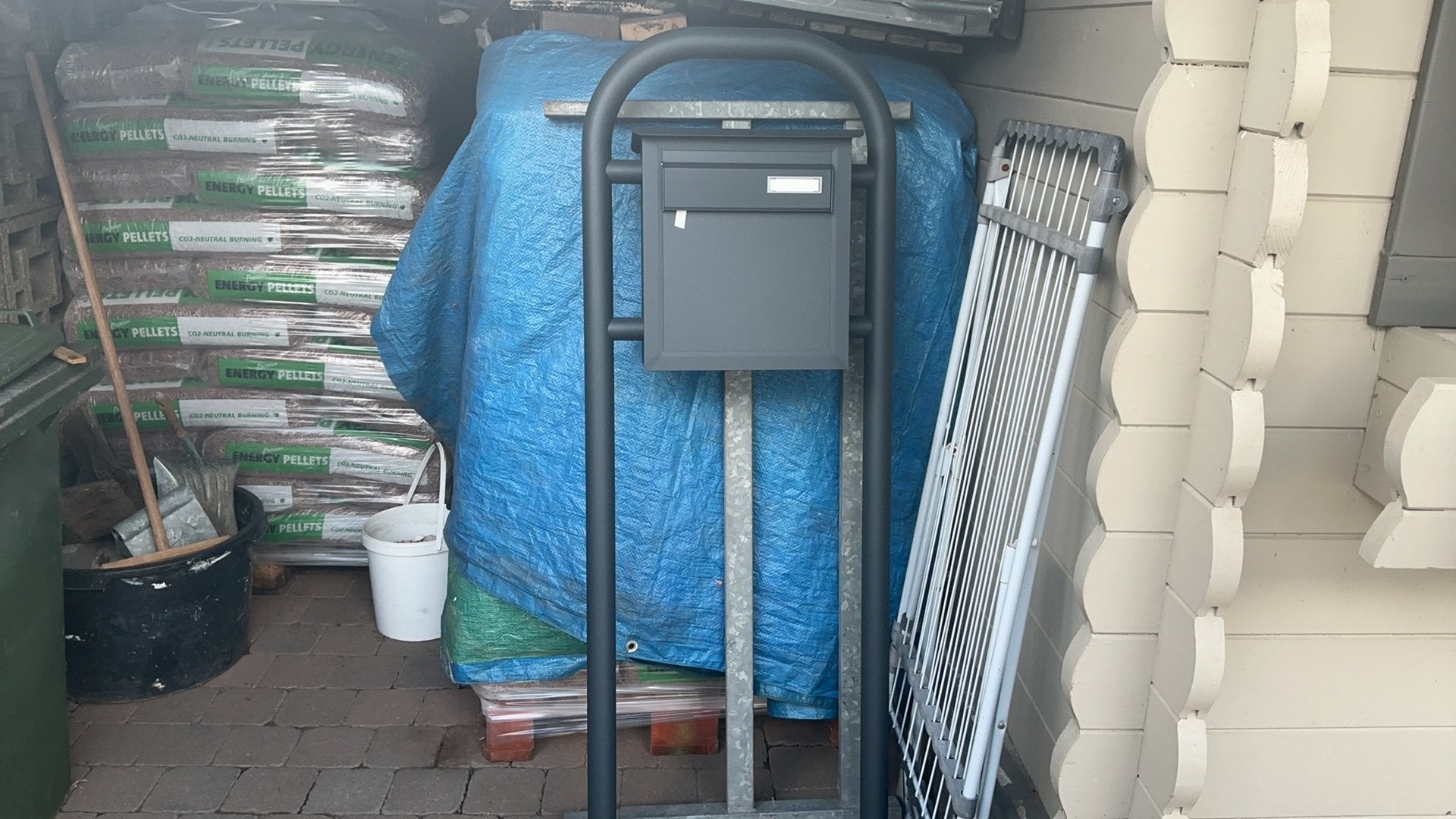 Brievenbus, Tuin en Terras, Brievenbussen, Ophalen, Nieuw, Aluminium, Staande brievenbus