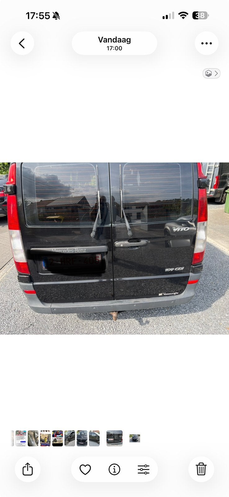 Mercedes vito, Autos, Achat, 3 places, Boîte manuelle, Autre carrosserie