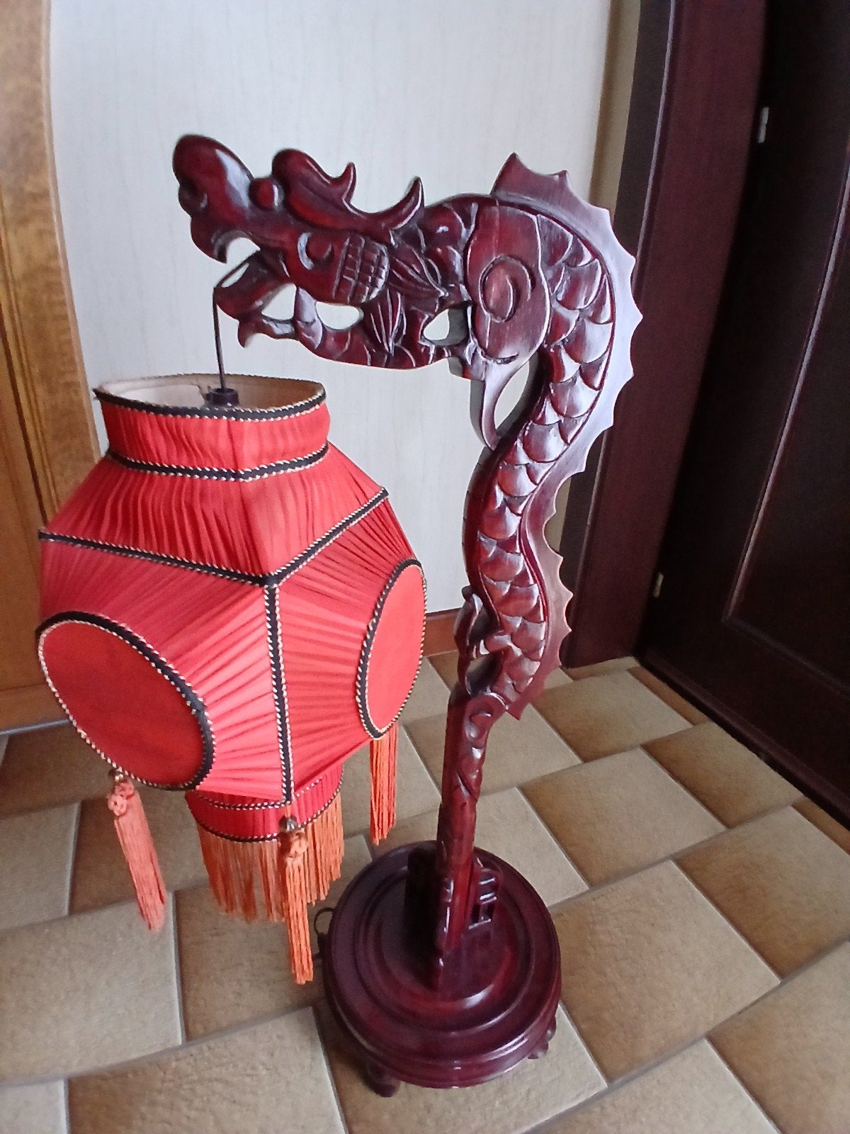 chinese lamp, Ophalen