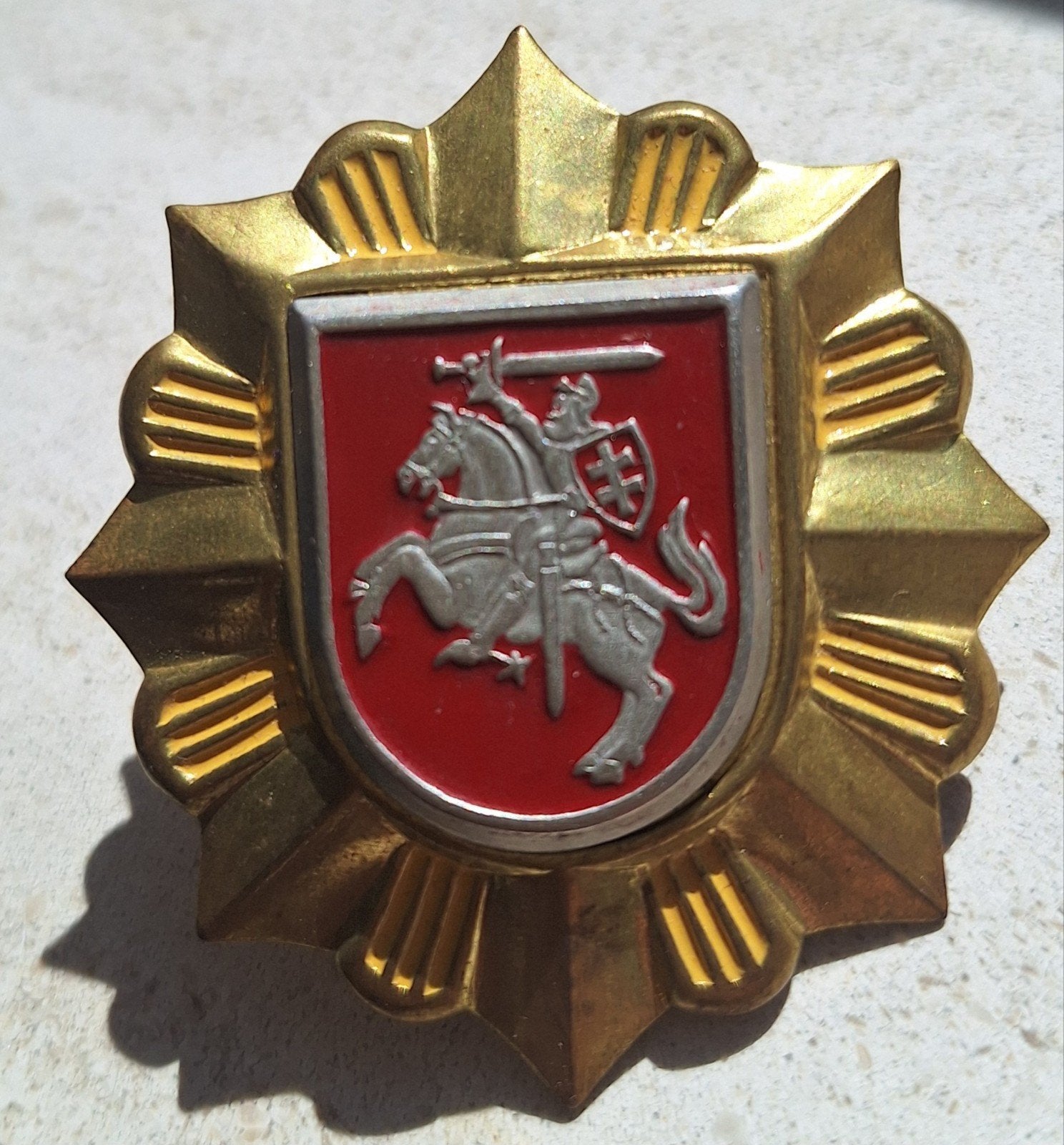 Politie pet embleem Litouwen, Ophalen of Verzenden