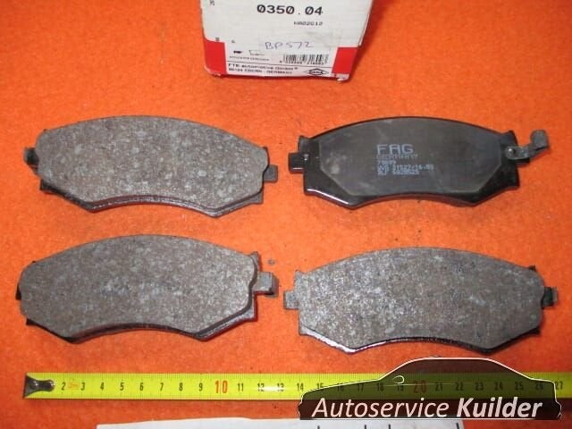 Remblokken voorzijde Nissan 200SX Primera w10 FTE  BP572 BP1, -, -, Nieuw, Ophalen of Verzenden