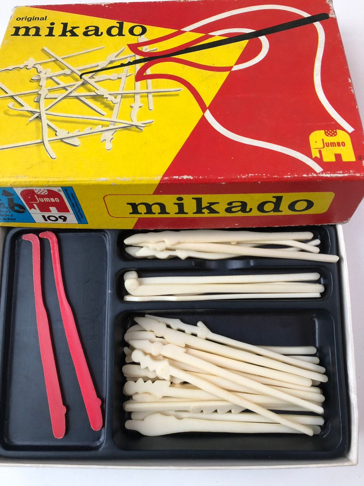 Vintage mikado (merk : Jumbo 109 - Jaren 1973), Ophalen, Gebruikt