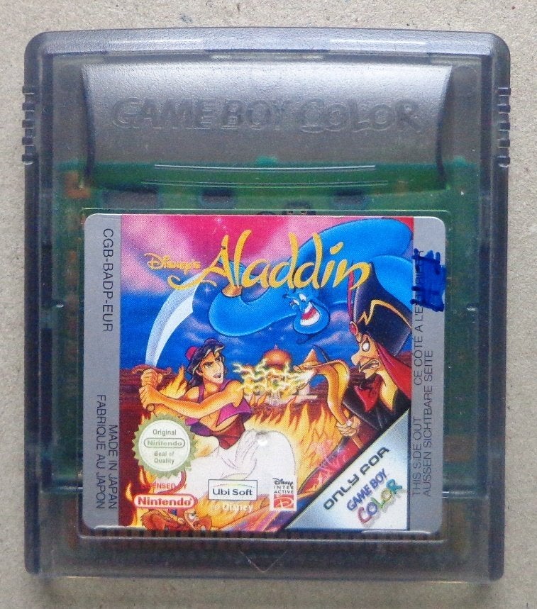 Disney's Aladdin voor de Gameboy Color en Advance, Games en Spelcomputers, Games | Nintendo Game Boy, Ophalen of Verzenden, Gebruikt