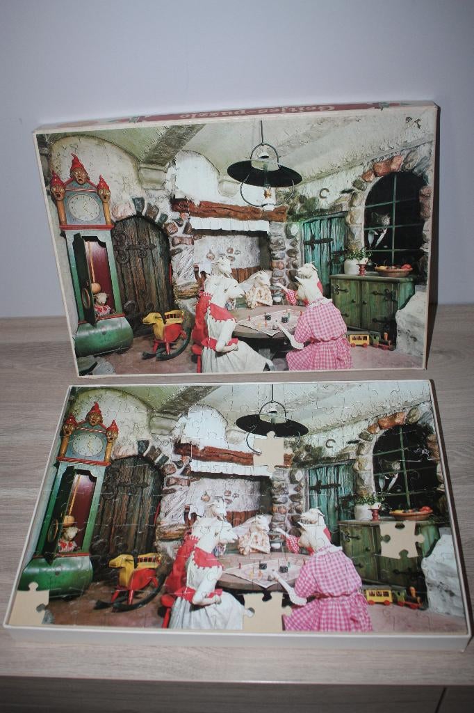 De Efteling , Geitjes-Puzzel onvolledig (-4 stukjes )39x27cm, Ophalen of Verzenden, Gebruikt, Overige typen