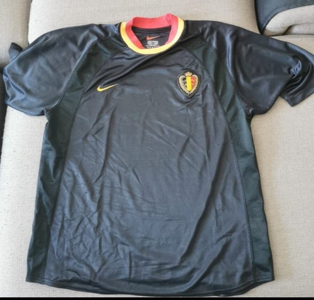 België Voetbal Uitshirt Origineel EK 2000, Verzenden