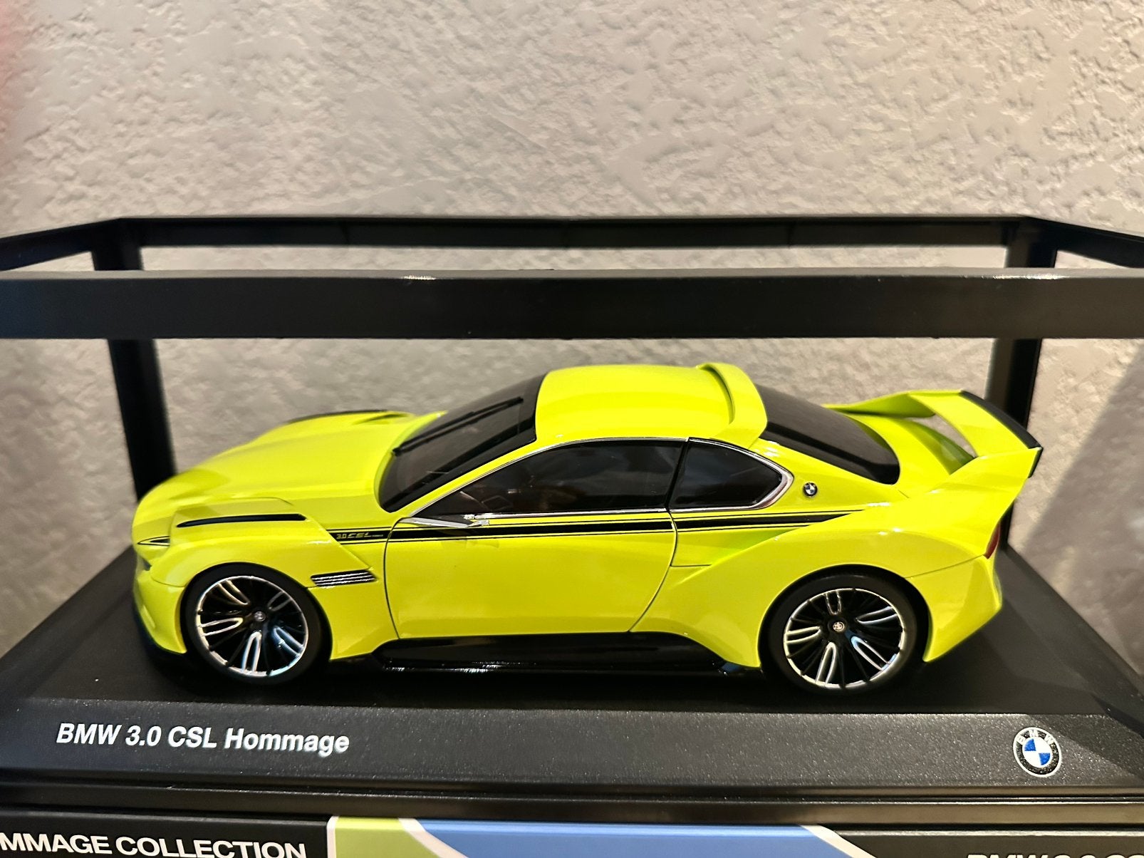 1/18 BMW 3.0 CSL Hommage - Norev, Ophalen of Verzenden, Zo goed als nieuw, Norev