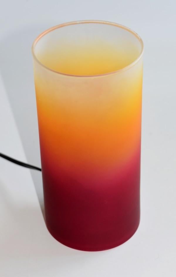 Vintage Sunrise lamp, Ophalen, Vintage, Minder dan 50 cm, Glas