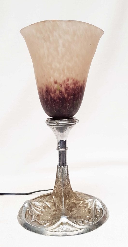 Lampe Art Déco - Georges LEU - Schneider., Antiquités & Art, Enlèvement ou Envoi