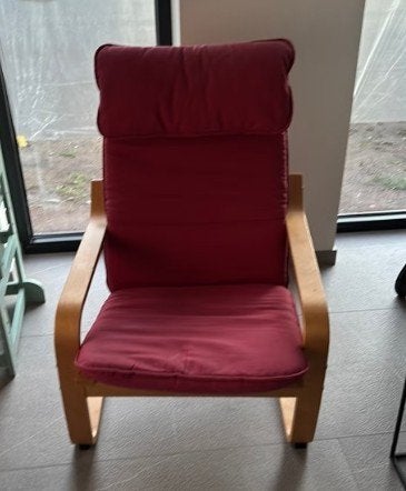 Poang zetel van IKEA, Huis en Inrichting, Ophalen, Gebruikt, Stof