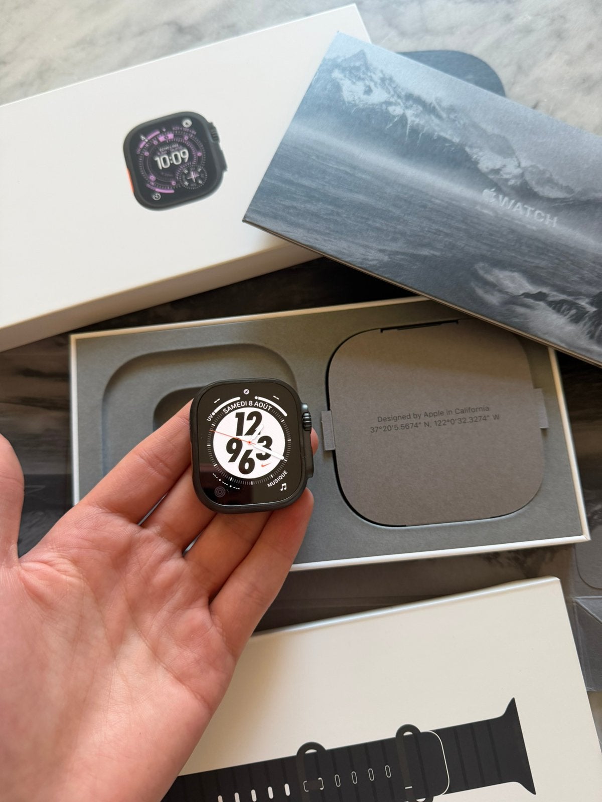 Apple Watch Ultra 3 49MM Saphir Black Titanium CellulaireLTE, Enlèvement ou Envoi, État, Comme neuf