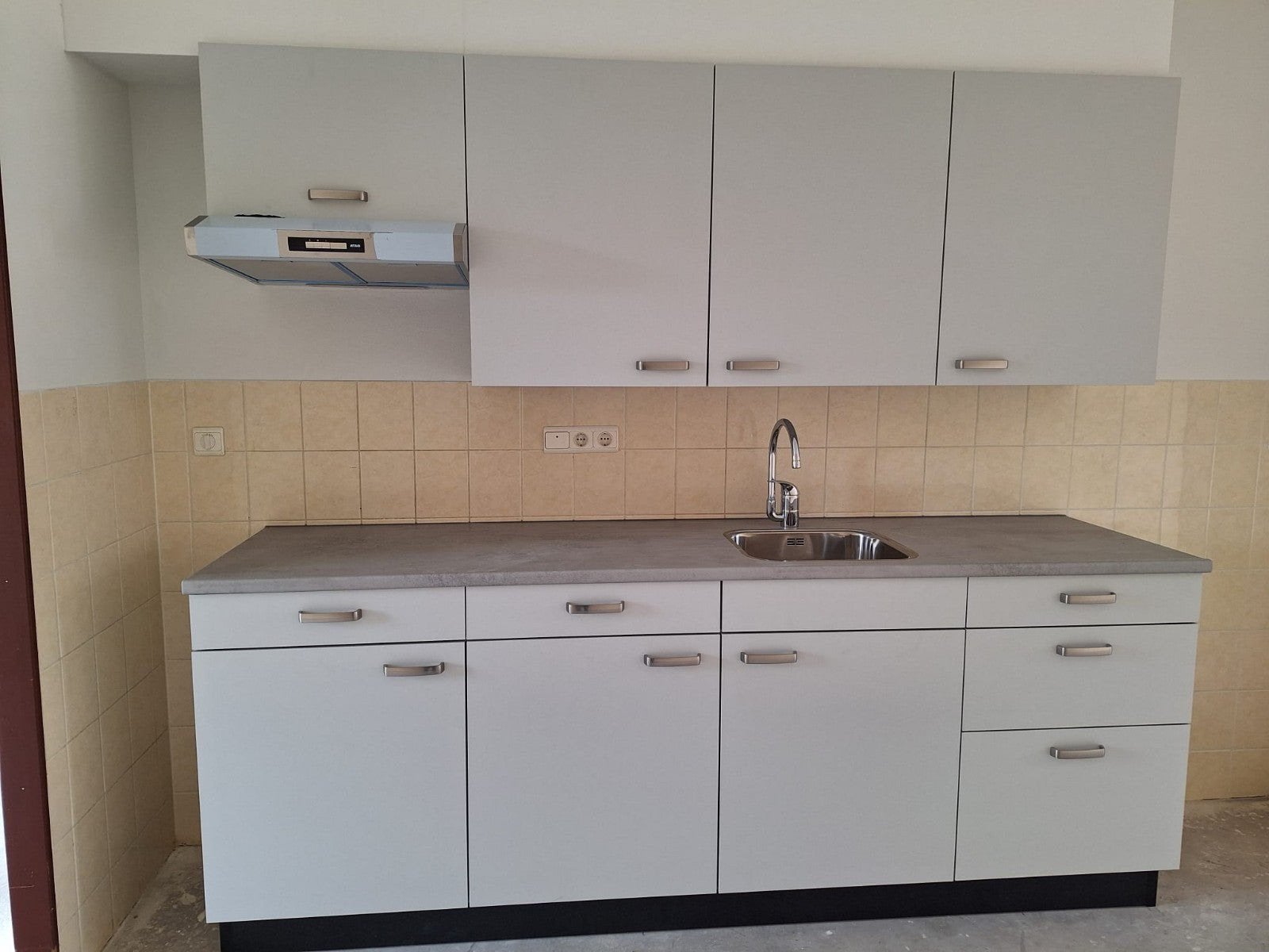 Bruynzeel keukenblok 240 cm, Maison & Meubles, Enlèvement, Comme neuf, Blanc, Cuisine à paroi simple