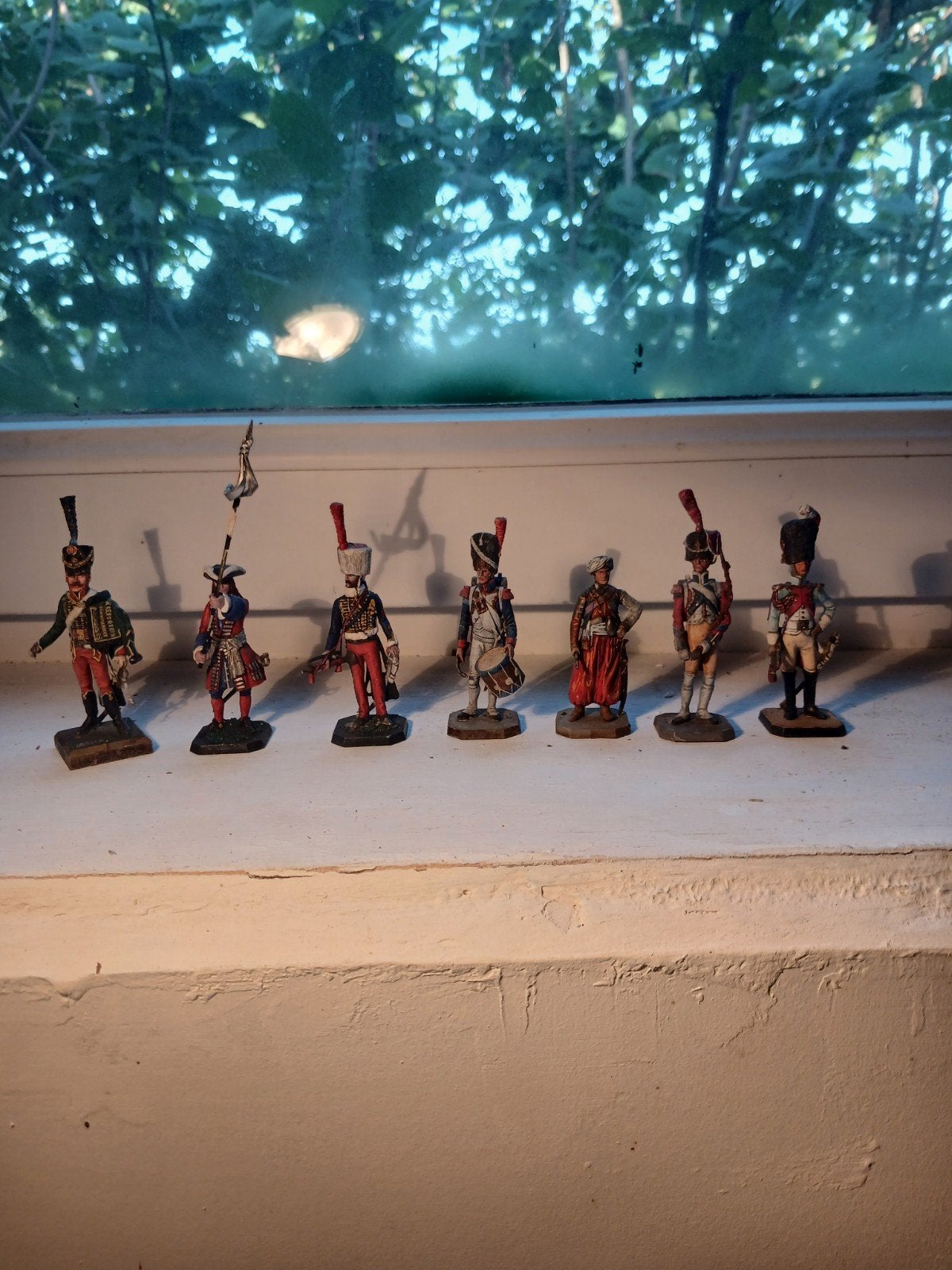 8 oude metalen militaireminiaturen Rose miniatures/Arturo, Verzamelen, Militaria | Algemeen, Ophalen of Verzenden