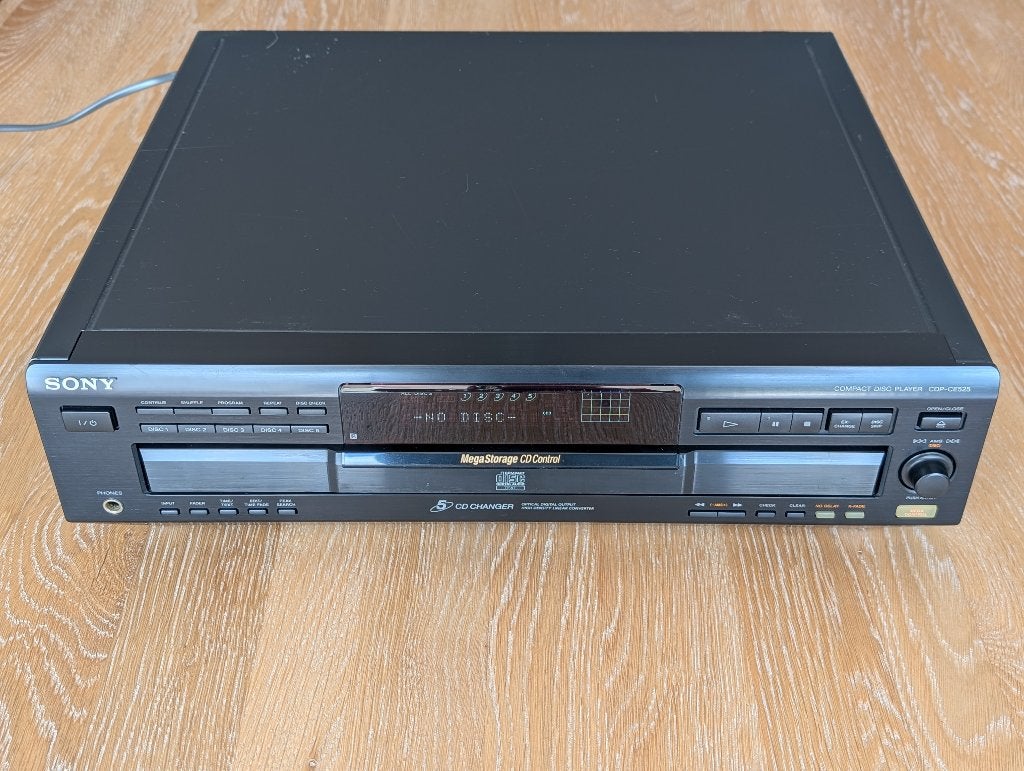 Sony CDP-CE525 CD-Wisselaar, TV, Hi-fi & Vidéo, Lecteurs CD, Sony, Changeur, Enlèvement ou Envoi